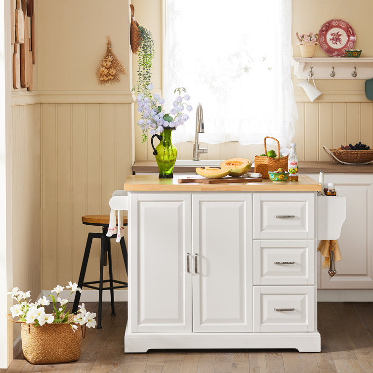 Wayfair kitchen deals islands with stools